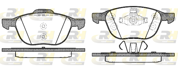 Тормозные колодки дисковые BREMBO арт. 21082.30