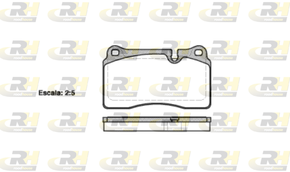 Тормозные колодки дисковые BOSCH арт. 21200.10