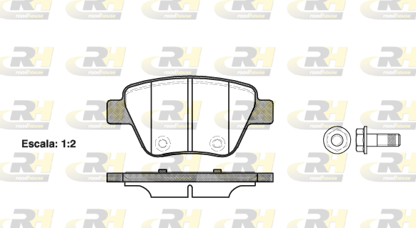 Тормозные колодки дисковые BREMBO арт. 21420.00