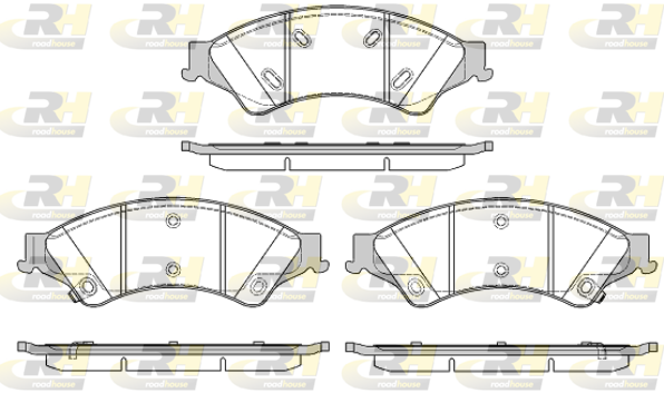 Тормозные колодки дисковые BLUE PRINT арт. 21524.02