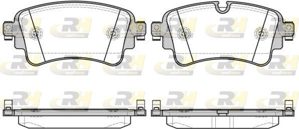 Тормозные колодки дисковые BOSCH арт. 21669.08