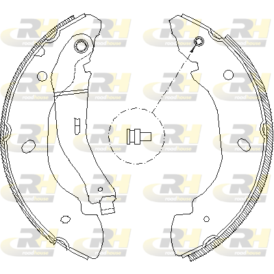 Гальмівні колодки барабанні BREMBO арт. 4107.00