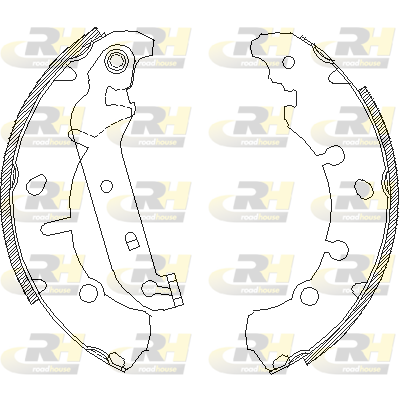 Гальмівні колодки барабанні BREMBO арт. 4137.00