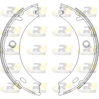 Колодки тормозные барабанные BREMBO арт. 4714.01