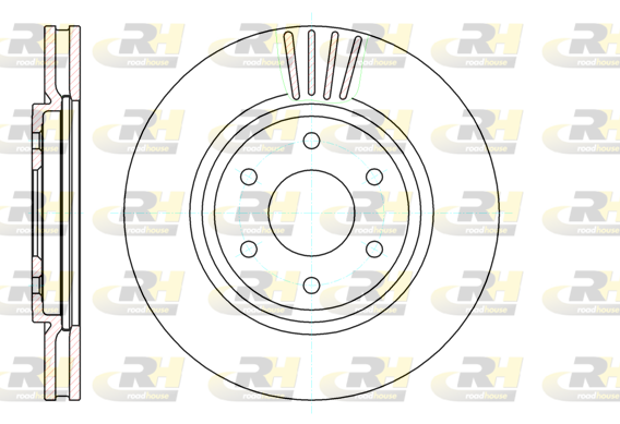 Тормозной диск TRW арт. 61037.10