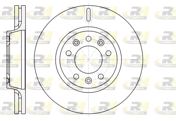 Тормозной диск BREMBO арт. 61052.10