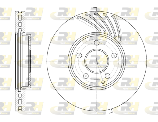 Тормозной диск BLUE PRINT арт. 61140.10