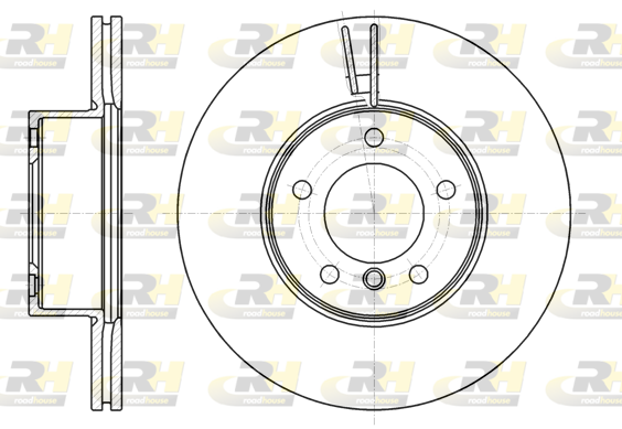 Тормозной диск BLUE PRINT арт. 61194.10