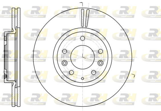 Тормозной диск KAVO PARTS арт. 61235.10