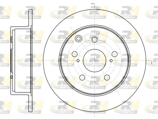 Гальмівний диск BLUE PRINT арт. 61324.00
