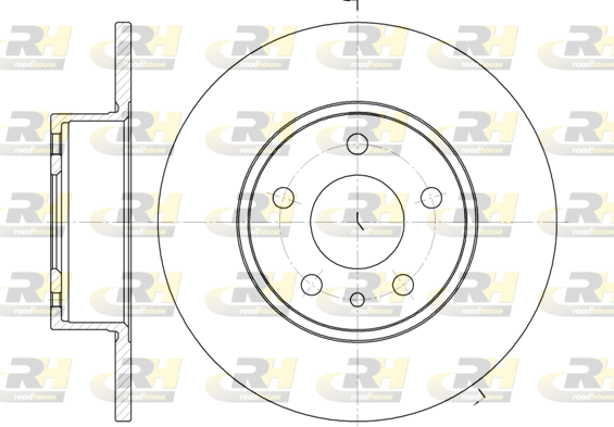 Тормозной диск BREMBO арт. 6149.00