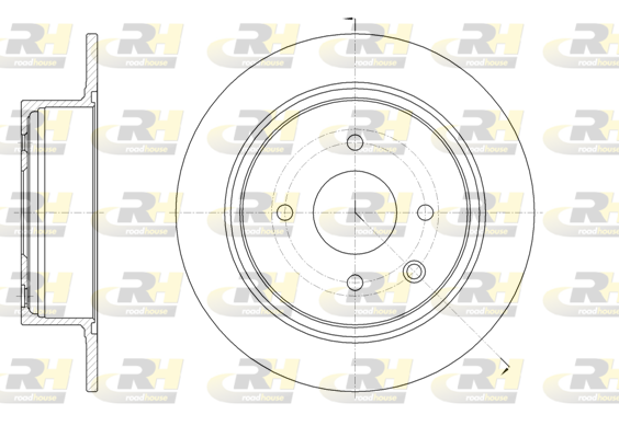 Тормозной диск BREMBO арт. 61579.00