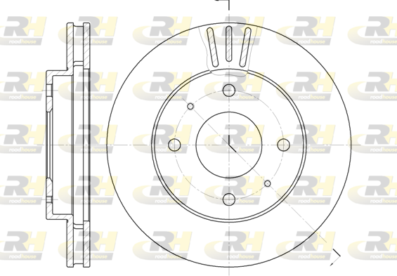 Тормозной диск BLUE PRINT арт. 6394.11