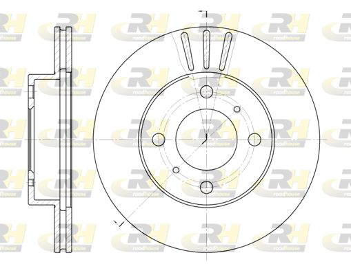 Тормозной диск FEBI BILSTEIN арт. 6557.10