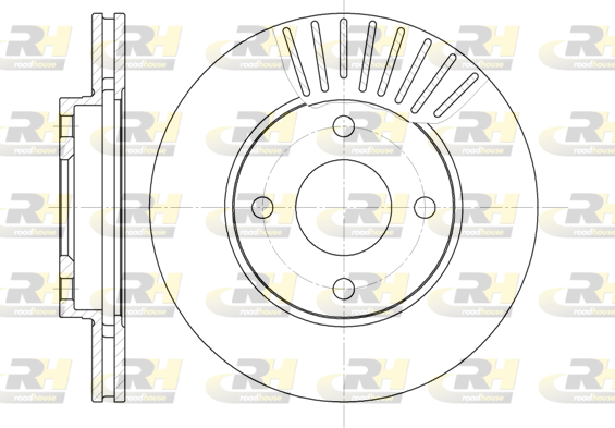 Тормозной диск BLUE PRINT арт. 6575.10