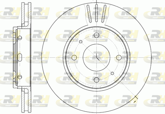 Тормозной диск BREMBO арт. 6585.10