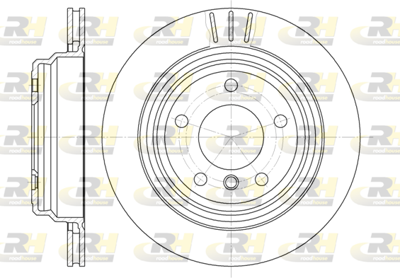 Тормозной диск BREMBO арт. 6588.10