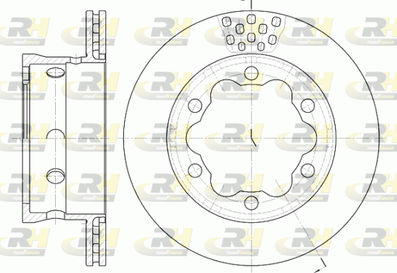 Тормозной диск BREMBO арт. 6623.10
