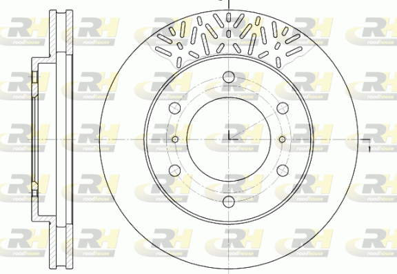Тормозной диск TEXTAR арт. 6639.10