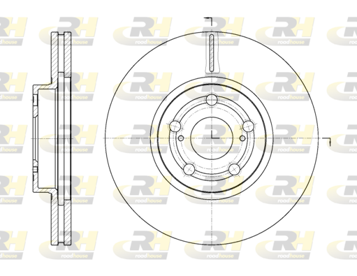 Тормозной диск KAVO PARTS арт. 6701.10