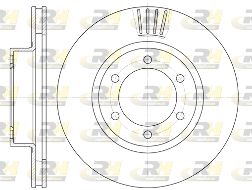 Тормозной диск BLUE PRINT арт. 6706.10