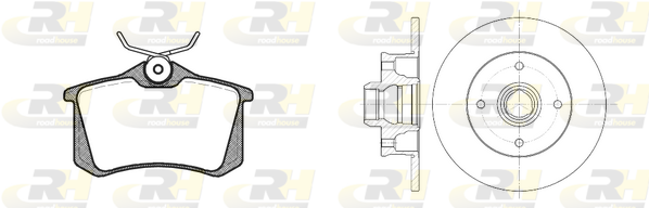 Комплект тормозов, дисковый тормозной механизм FERODO арт. 8263.02