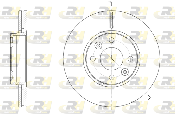 Тормозной диск BLUE PRINT арт. 61474.10