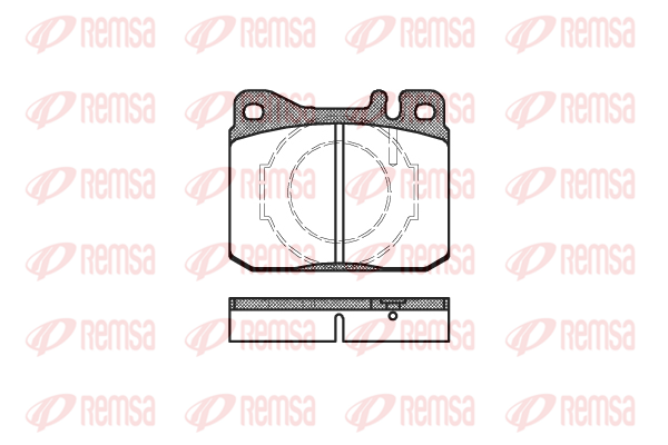 Тормозные колодки передние дисковые BREMBO арт. 0010.40