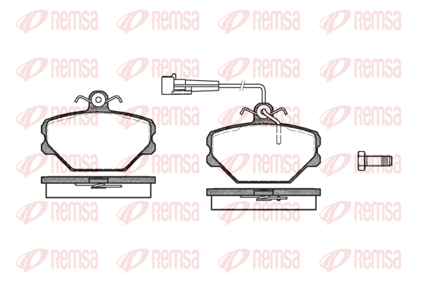 Тормозные колодки дисковые BOSCH арт. 0264.02