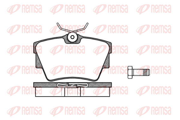 Тормозные колодки дисковые RENAULT арт. 0591.30