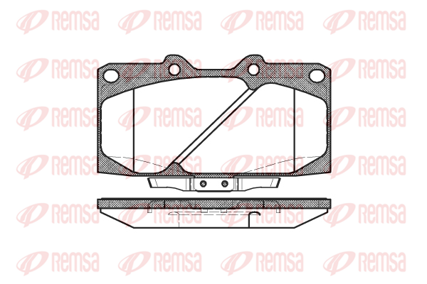 Тормозные колодки дисковые BREMBO арт. 0599.04