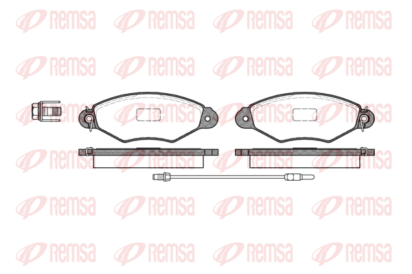 Тормозные колодки передние дисковые BREMBO арт. 0643.01