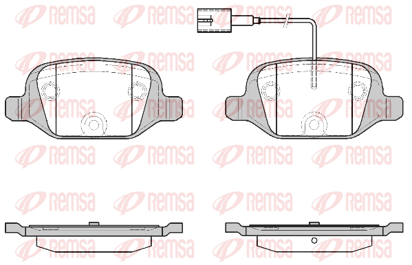 Тормозные колодки дисковые BREMBO арт. 0727.12