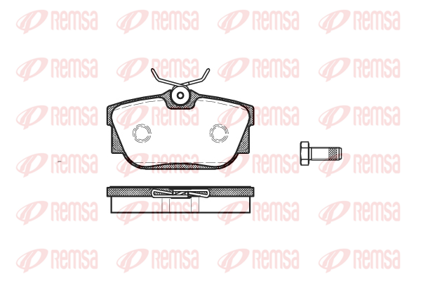 Тормозные колодки дисковые FEBI BILSTEIN арт. 0767.00