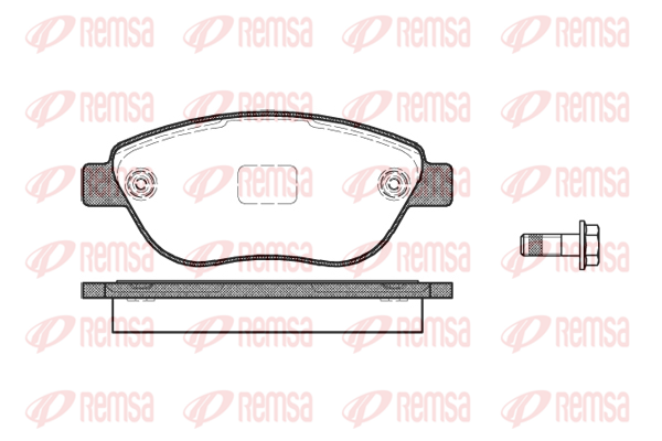 Тормозные колодки дисковые BOSCH арт. 0859.10