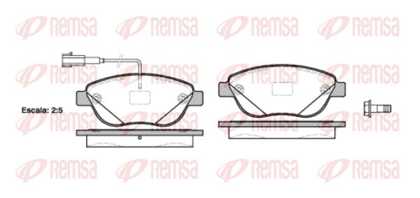 Тормозные колодки передние дисковые BREMBO арт. 0859.12