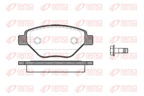 Тормозные колодки передние дисковые RENAULT арт. 0977.00