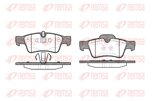 Колодки гальмівні дискові BREMBO арт. 0991.10