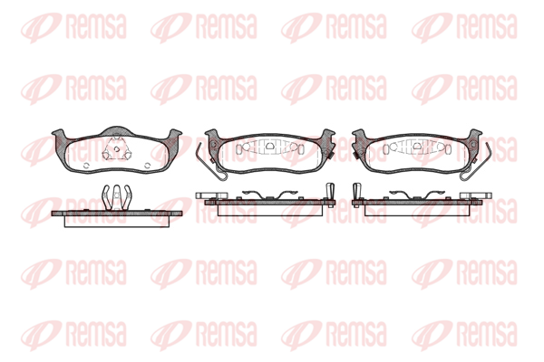 Тормозные колодки дисковые BREMBO арт. 1106.02