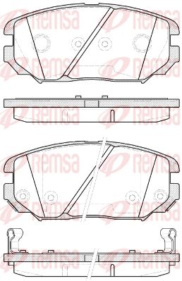 Тормозные колодки дисковые BREMBO арт. 1204.12