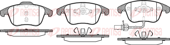 Тормозные колодки передние дисковые BREMBO арт. 1219.11