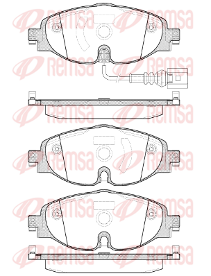 Тормозные колодки передние дисковые BLUE PRINT арт. 1515.01