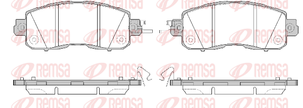 Колодки гальмівні дискові BREMBO арт. 1517.04