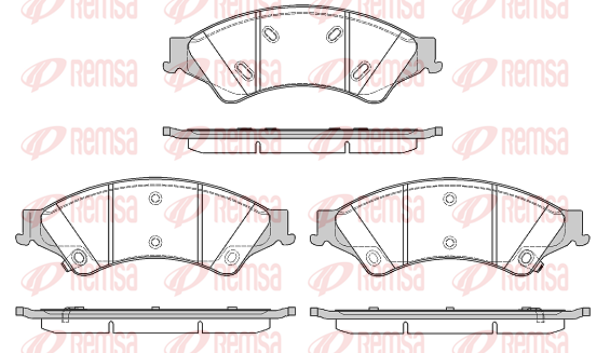 Тормозные колодки передние дисковые BLUE PRINT арт. 1524.02