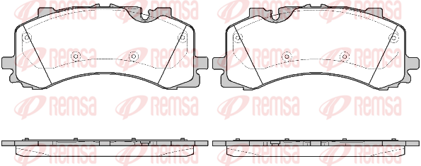 Тормозные колодки дисковые BREMBO арт. 1744.00