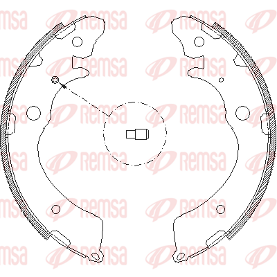 Комплект задних тормозных колодок BREMBO арт. 4383.00