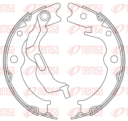 Колодки тормозные барабанные BLUE PRINT арт. 4627.00