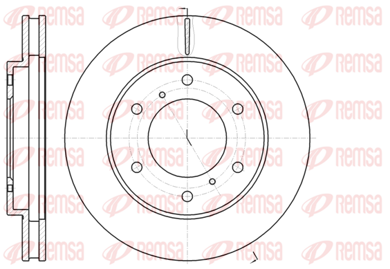 Тормозной диск NK арт. 61118.10