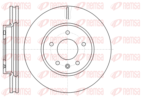 Тормозной диск передний BREMBO арт. 61183.10