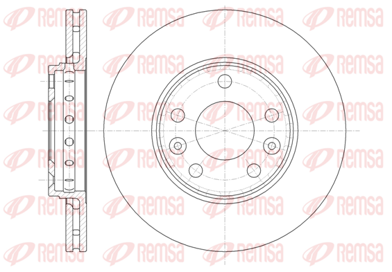 Тормозной диск передний MEYLE арт. 61346.10